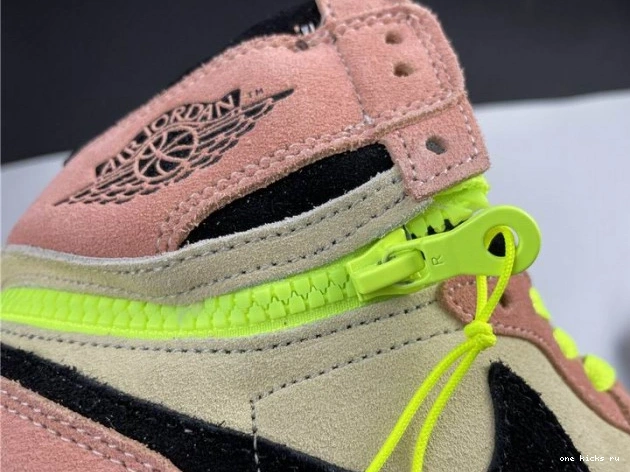 Rep Switch Air High 1 Peach Jordan CW6576-800 0702